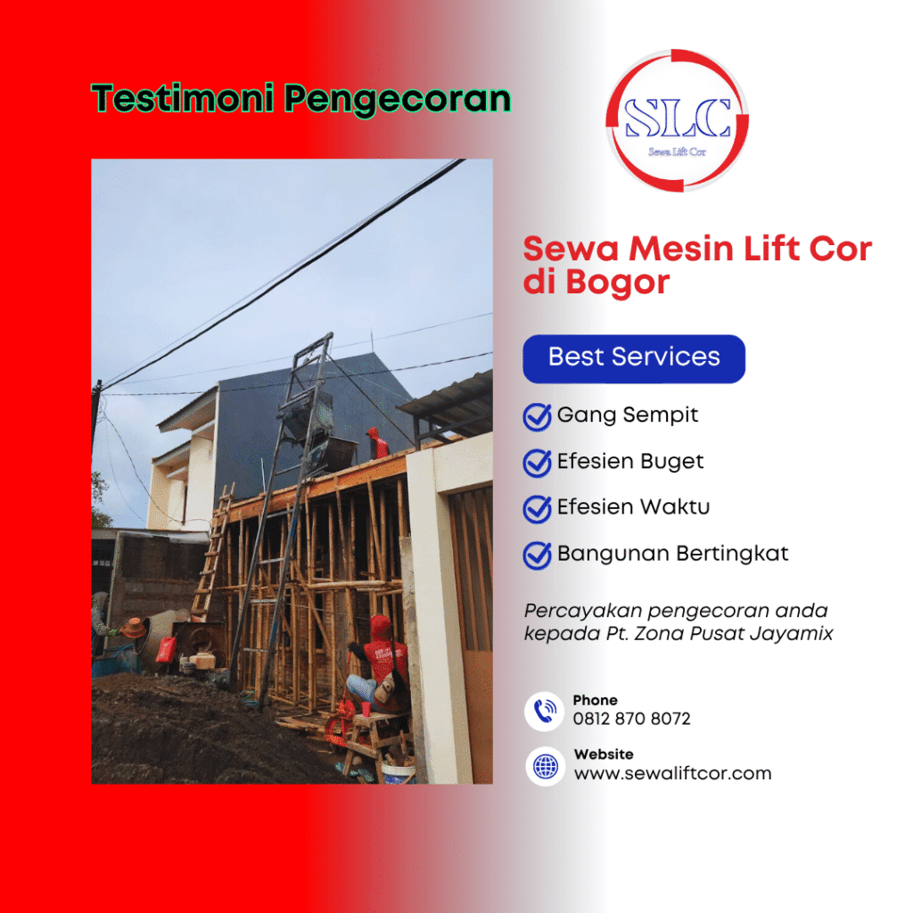 Sewa mesin Lift Cor di Bogor – Harga Terbaru Dan Terdekat