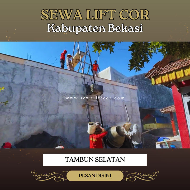 sewa lift cor tambun selatan